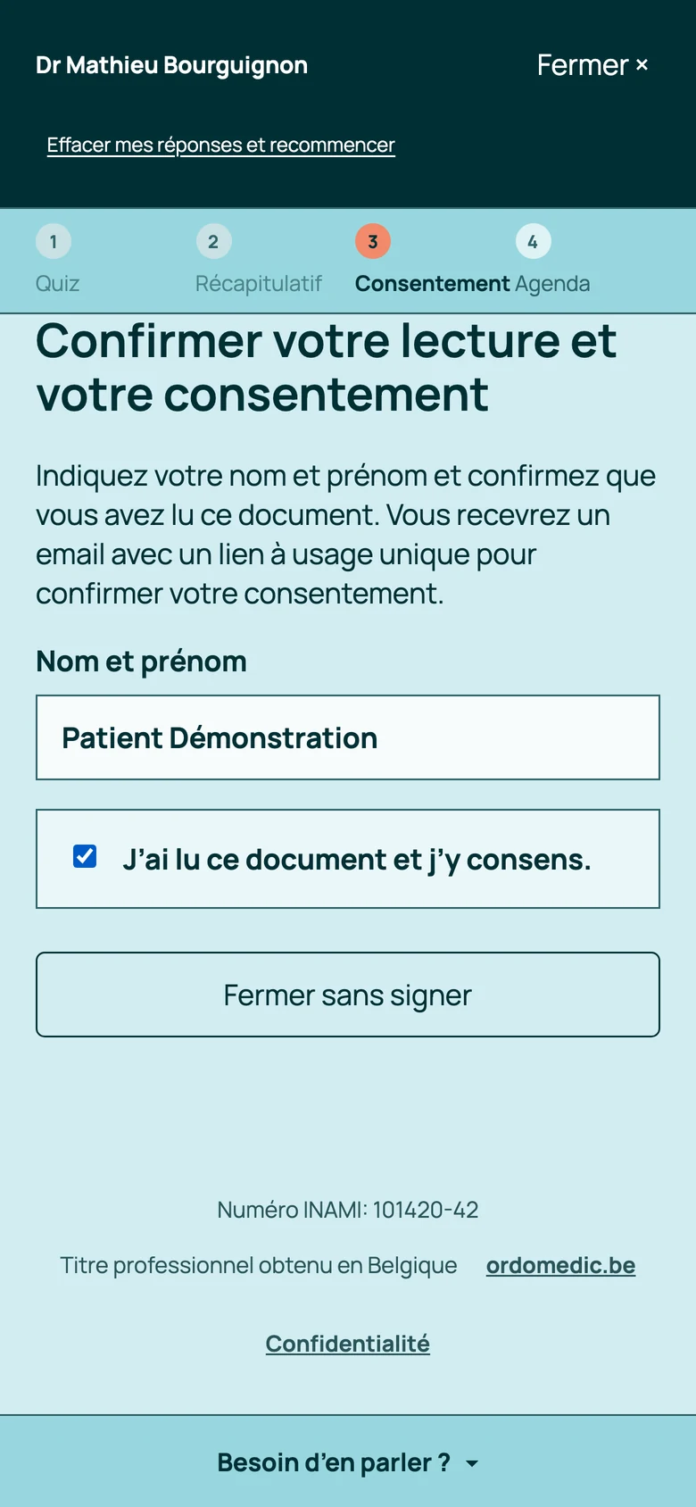 La signature en ligne