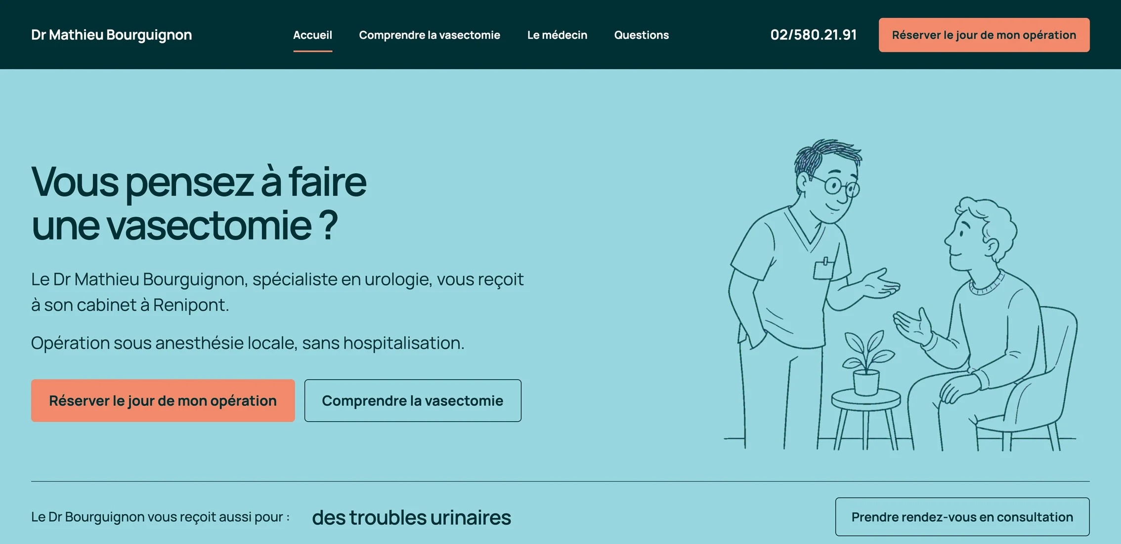 Le site web du médecin